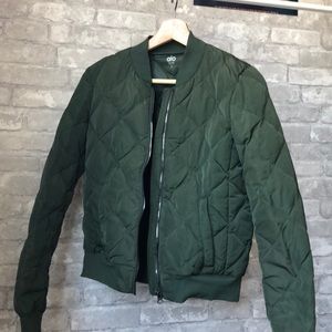 Alo reflective idol bomber jacket